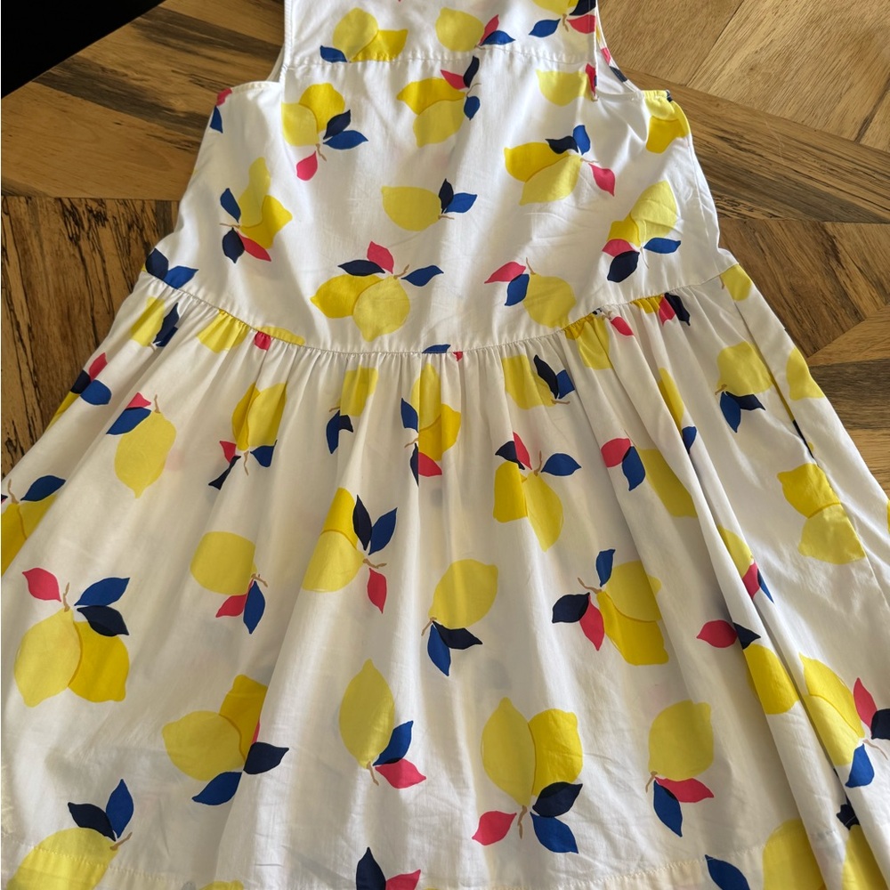 Kate spade cotton sleeveless lemon zest tuxedo shirt dress sleeveless - Picture 10 of 10
